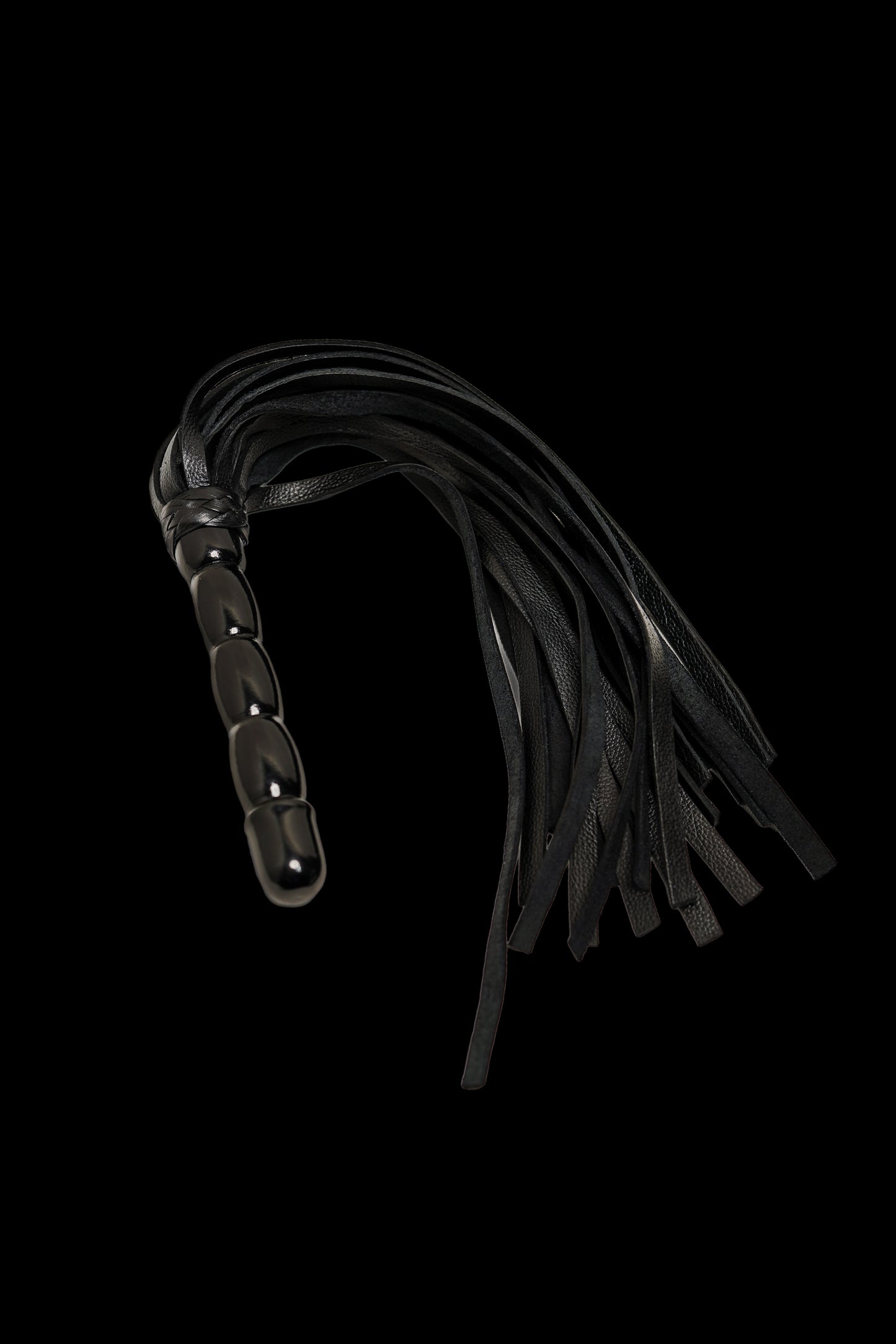 Black Colours Wood Handle Flogger