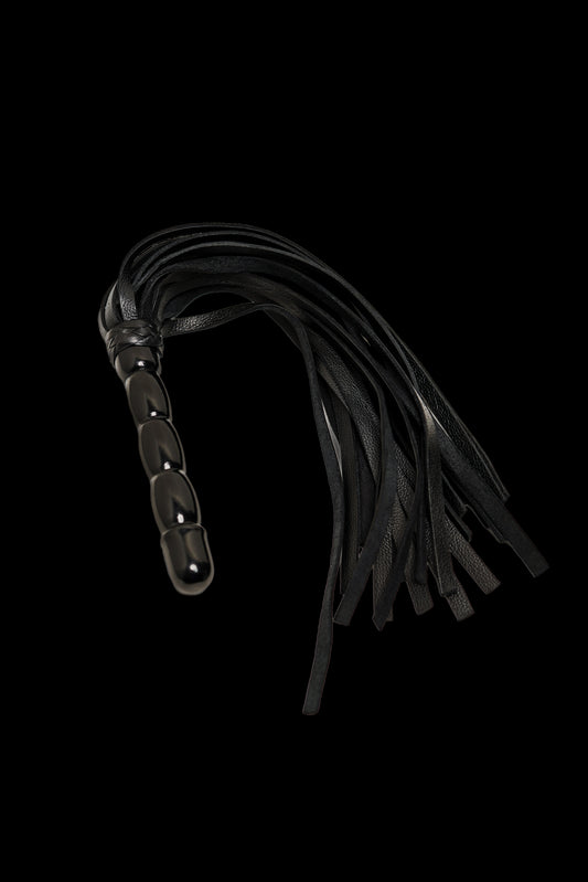 Black Colours Wood Handle Flogger