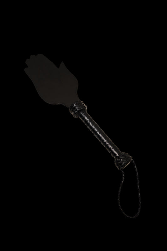 Leather hand paddle