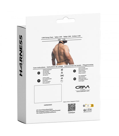 H4RNESS by C4M- Black Chain Harness s-m