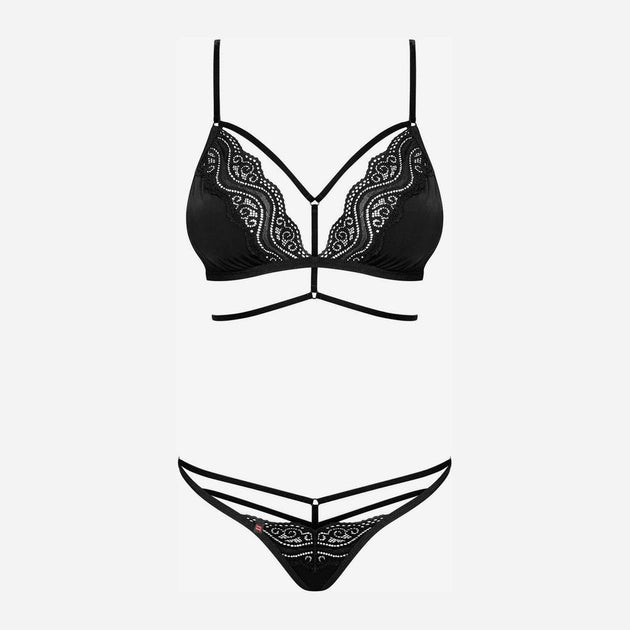 OBSESSIVE - DIYOSA SET 2 PCS BLACK L/XL