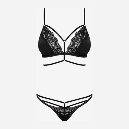 OBSESSIVE - DIYOSA SET 2 PCS BLACK L/XL