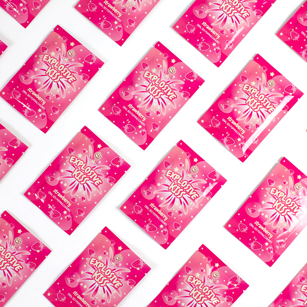 Caramelos explosivos de Fresa