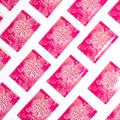 Caramelos explosivos de Fresa