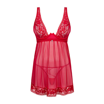 Sexy Babydoll and Thong Red XS/S