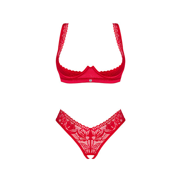 OBSESSIVE - LACELOVE CUPLESS 2-PCS SET M/L