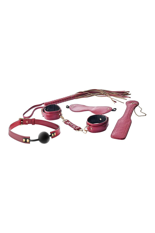 Kit de 5 piezas de BDSM Rojo - BLAZE ELITE