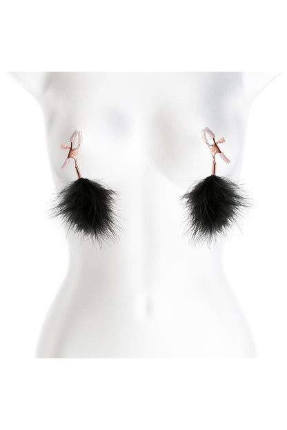 BOUND NIPPLE CLAMPS F1 BLACK