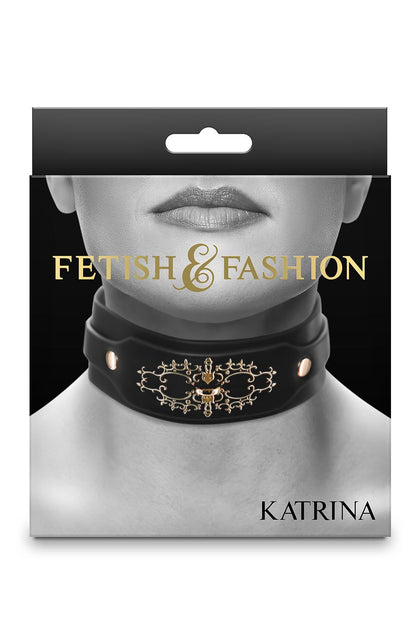 FETISH & FASHION KATRINA COLLAR BLACK