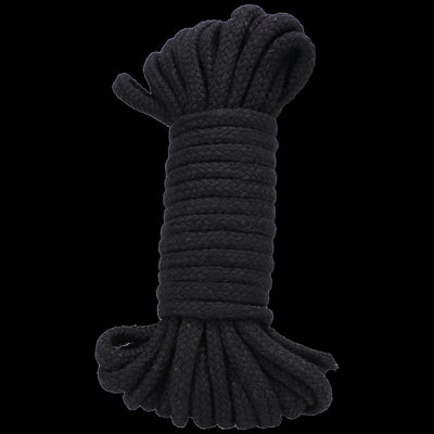 Cotton Rope 32ft Black