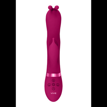 Gada - Triple Action Rabbit Vibrator - Pink