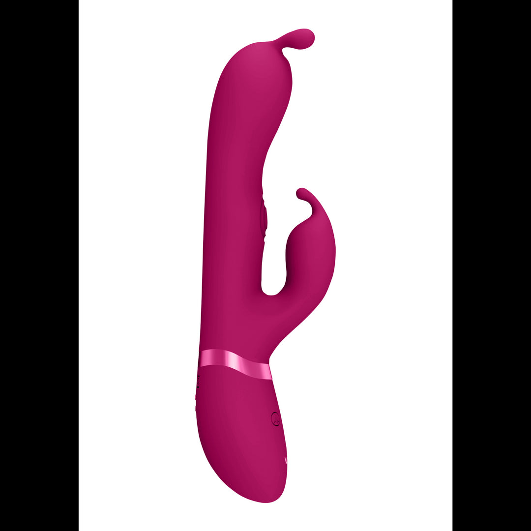 Gada - Triple Action Rabbit Vibrator - Pink