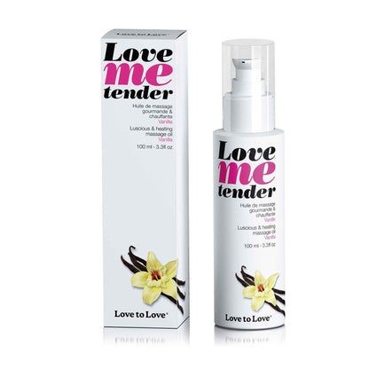 Love me Tender - Lubricante y Aceite con efecto calor - Vainilla