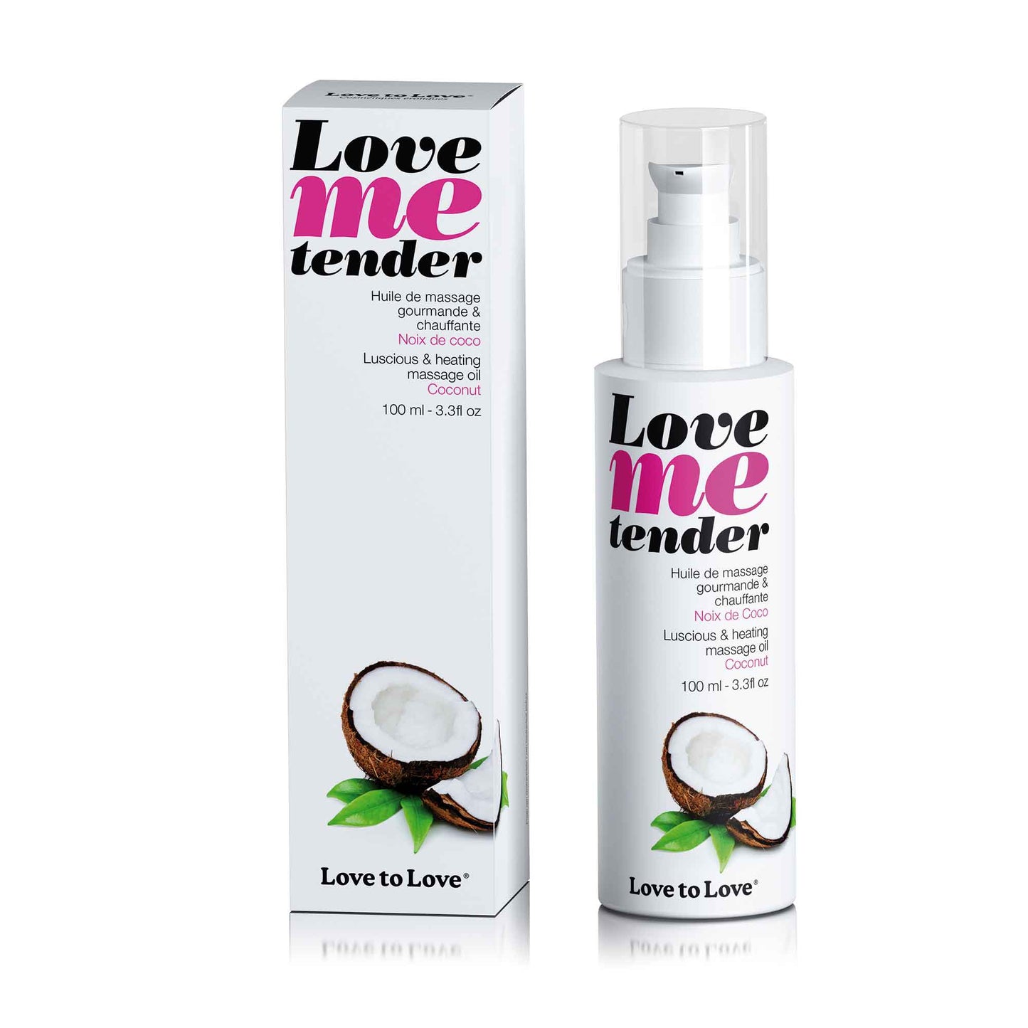 Love me Tender Heating Massage Oil - Coconut