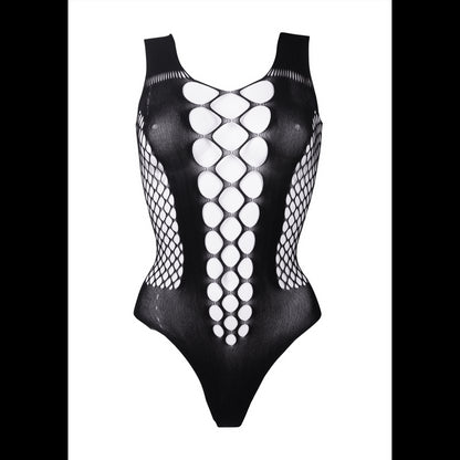 Contrast Fence Net Teddy - One Size