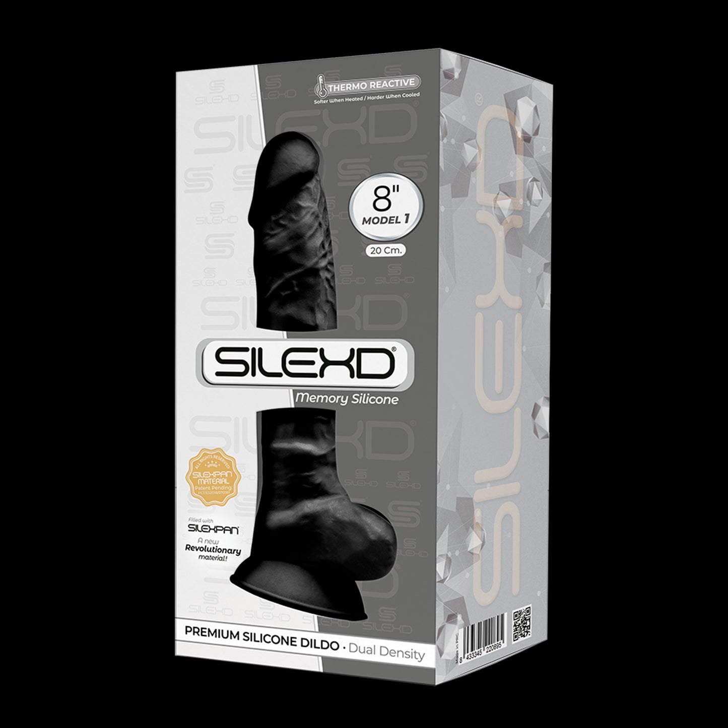 Dildo Model 1 8" - Black