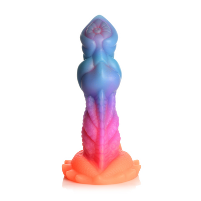 Dildo Fantastico Brilla en la Oscuridad Aqua Cock - Creature Cocks