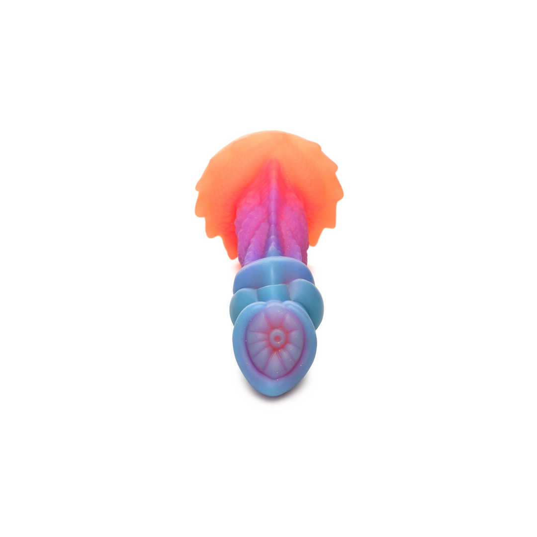 Dildo Fantastico Brilla en la Oscuridad Aqua Cock - Creature Cocks