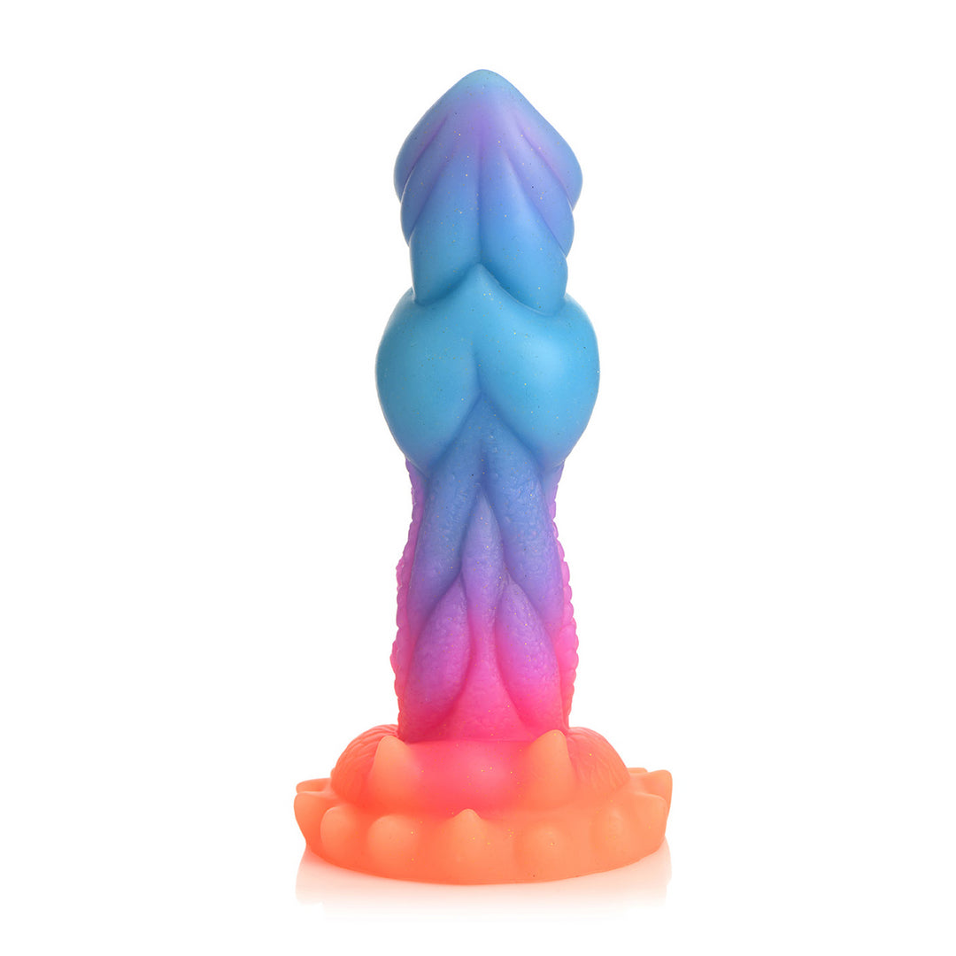 Dildo Fantastico Brilla en la Oscuridad Aqua Cock - Creature Cocks
