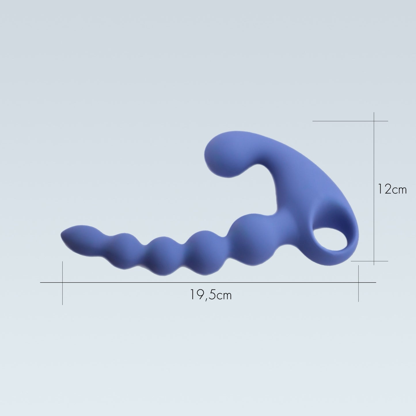 Perles anales vibrantes - Bleu