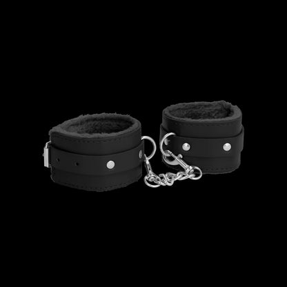 Plush Leather Handcuffs