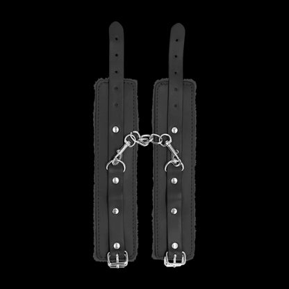 Plush Leather Handcuffs