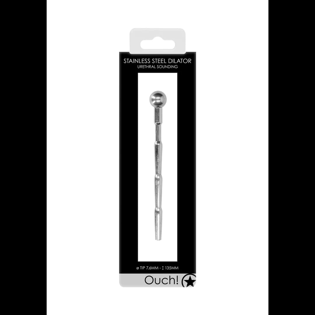 Long Hollow Penis Plug - 0.3" / 8 mm