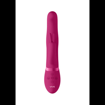 Izara - Rotating Beads Rabbit Vibrator - Pink