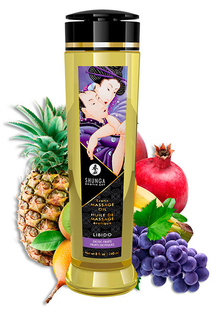 Shunga Massage Oil Libido - Exotic Fruits
