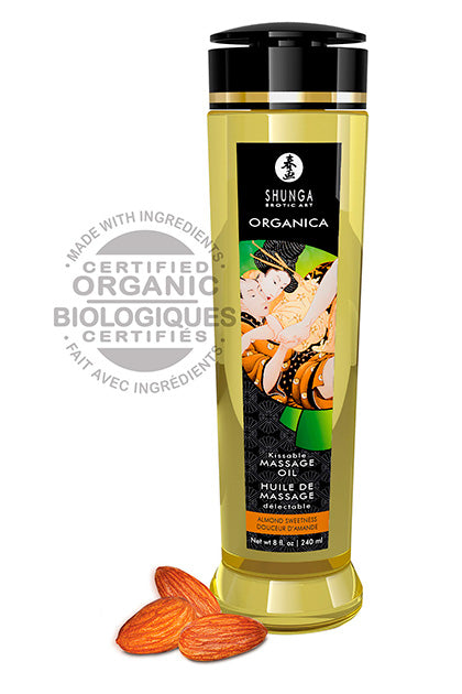 Shunga Organic Massage Oil - Almond Sweetness