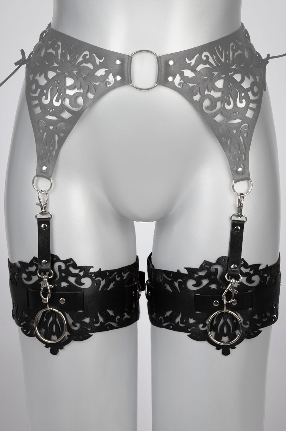 Leather Thigh Cuffs Lucy