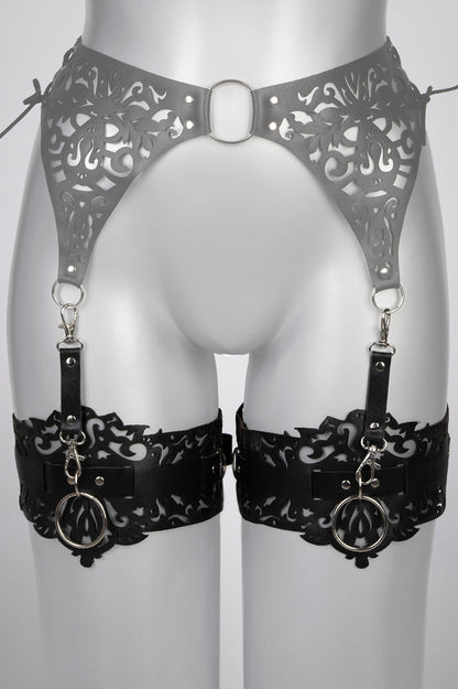 Leather Thigh Cuffs Lucy