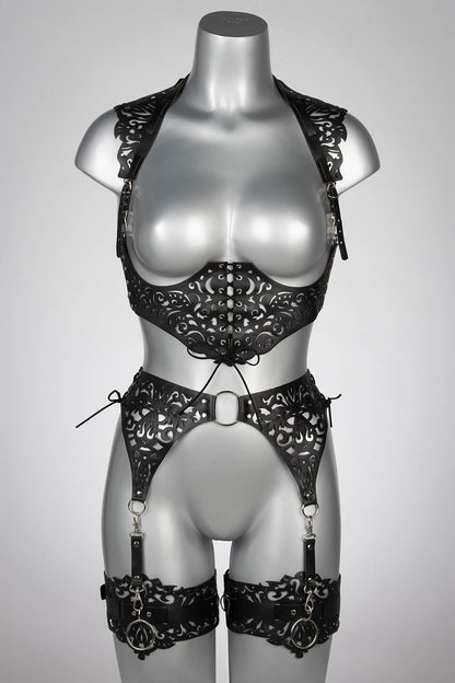 Leather Thigh Cuffs Lucy