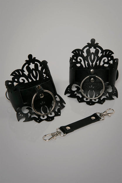 Leather Hand Cuffs Lucy
