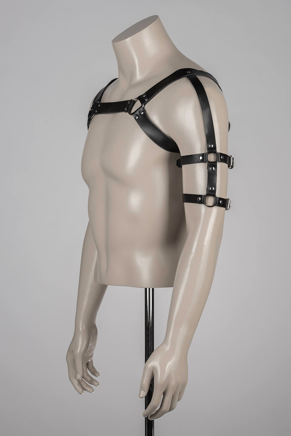 Leather Gladiator Harness Man - Hero