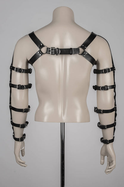 Leather Gladiator Harness Man - Hero