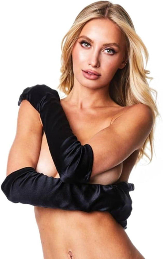 Baci Lingerie - Satin Opera Glove