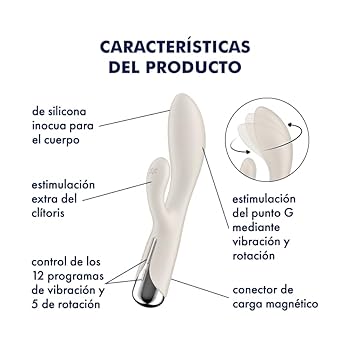 Vibrador Rotatorio Spinning Rabbit 1 Beige - Satifyer