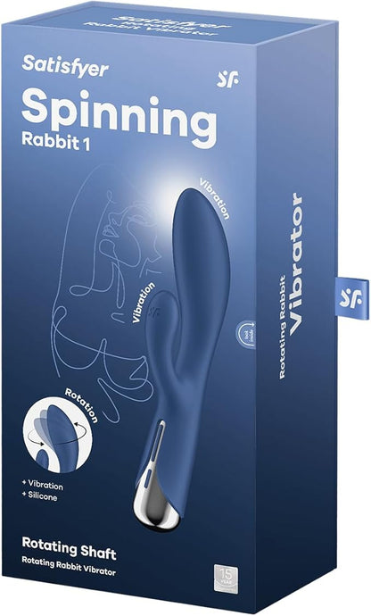 Vibrador Rotatorio Spinning Rabbit 1 Azul - Satifyer