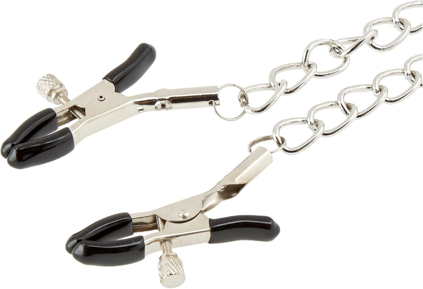 Mordaza con Pinzas para Pezones - Black&White