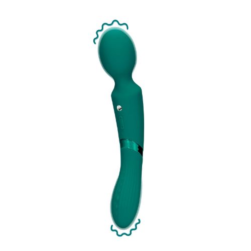 Vibrador de Doble Cabeza - Green Gable
