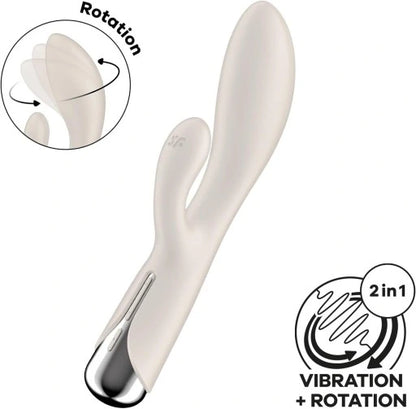 Vibrador Rotatorio Spinning Rabbit 1 Beige - Satifyer