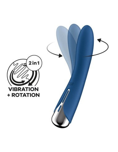 Vibrador Rotatorio Spinning Vibe 1 Azul - Satifyer