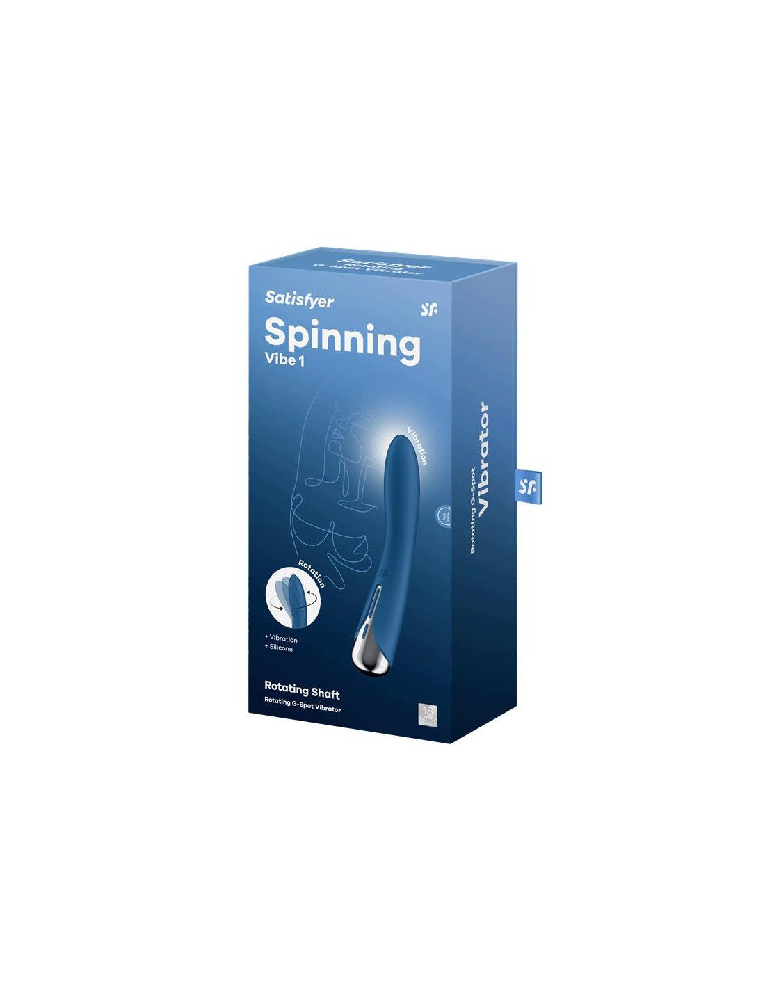 Vibrador Rotatorio Spinning Vibe 1 Azul - Satifyer
