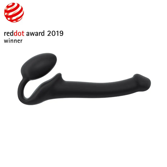 Strap-On-Me Semi-Realístico Flexible Negro Talla S