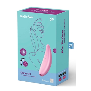 Satisfyer Curvy 3+ Vibrador de Ondas Presión Rosa